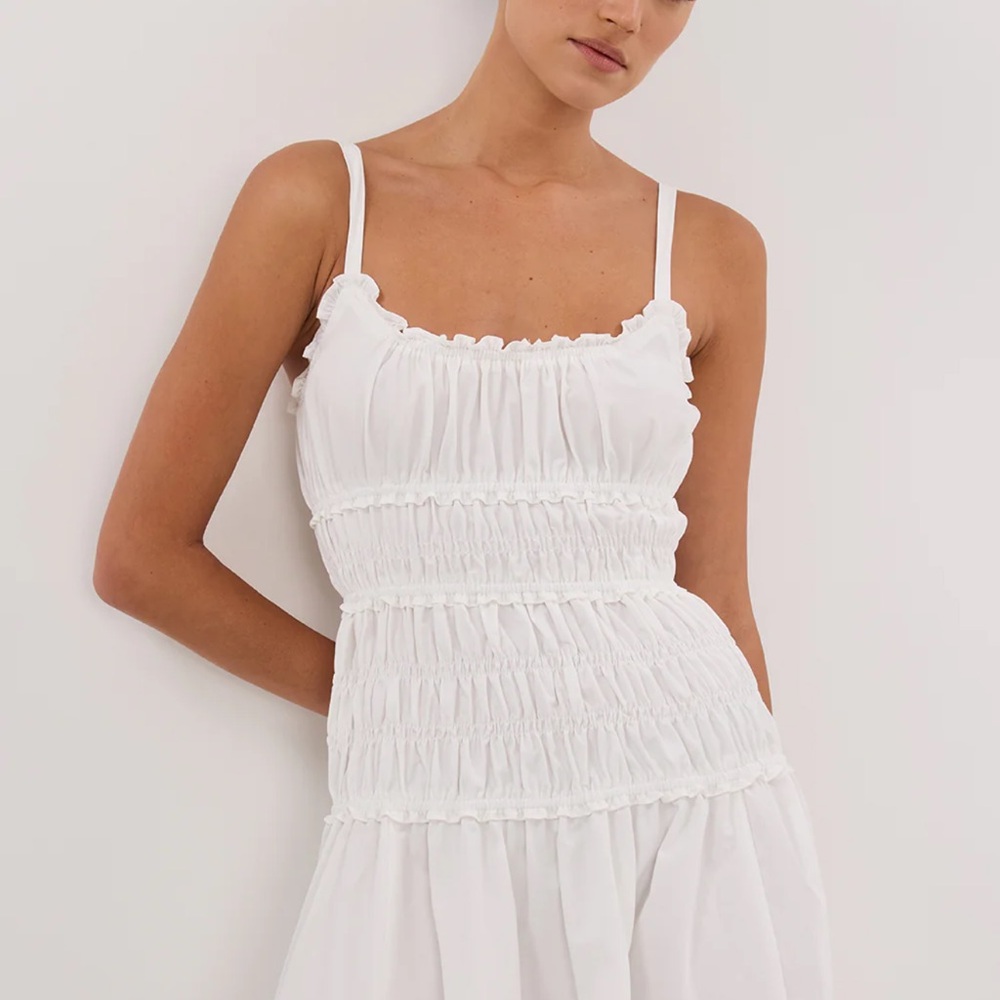 DISSH Toby White Maxi Dress - Picture 3 of 9